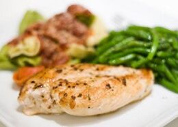 Sült csirkemell a koleszterinszint csökkentésére és fogyni vágyók étlapján