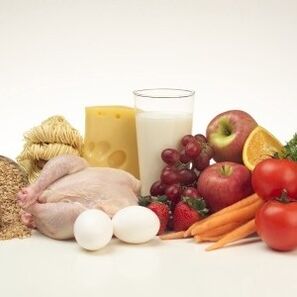 fehérjetartalmú ételek és gyümölcsök a hat sziromdiétán